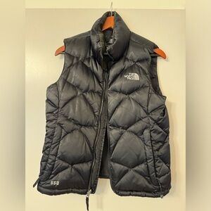 North Face Black Down Vest